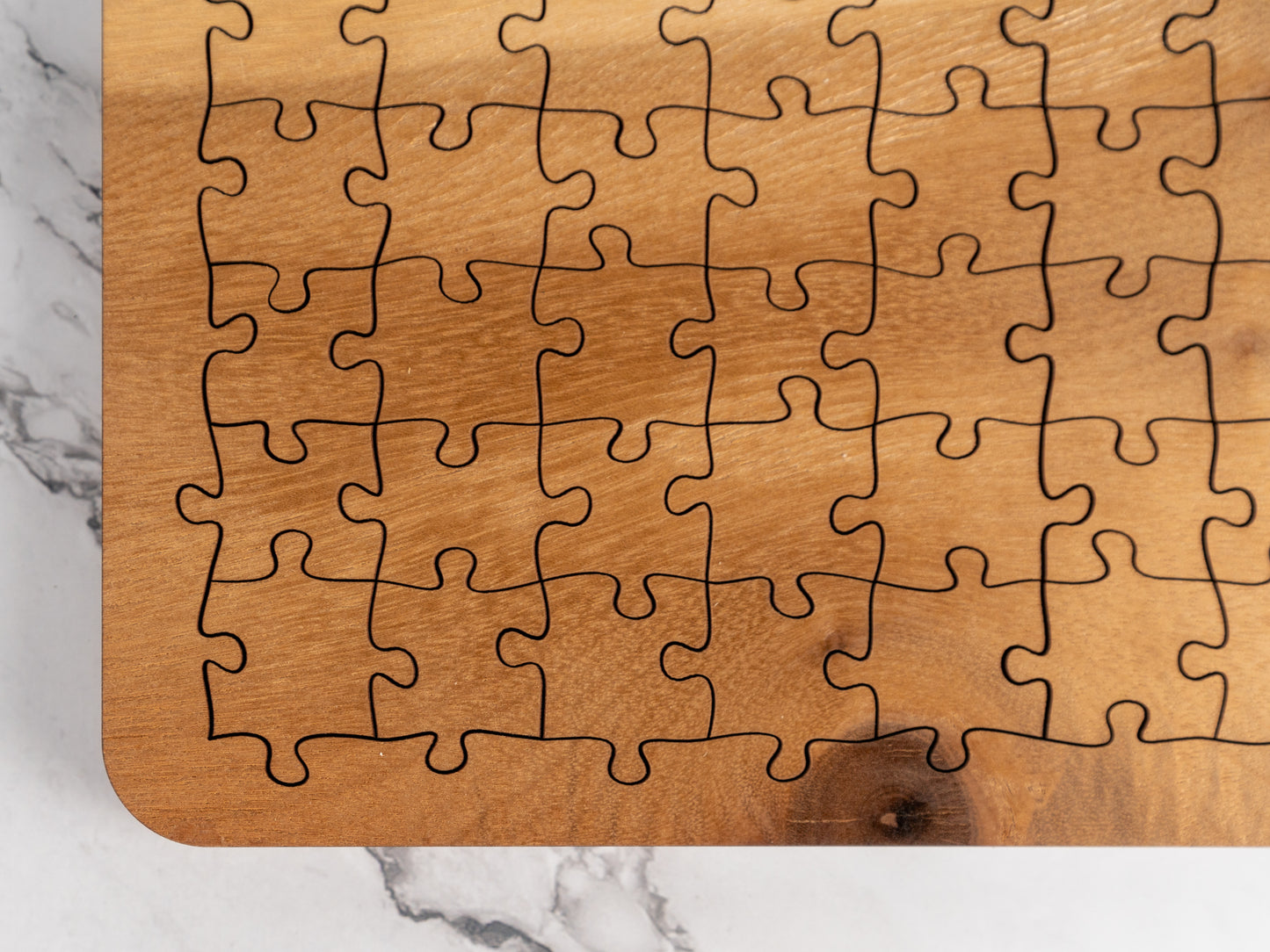 Butternut Wood Jigsaw Puzzle, 112 Pieces, Wood Grain Puzzle